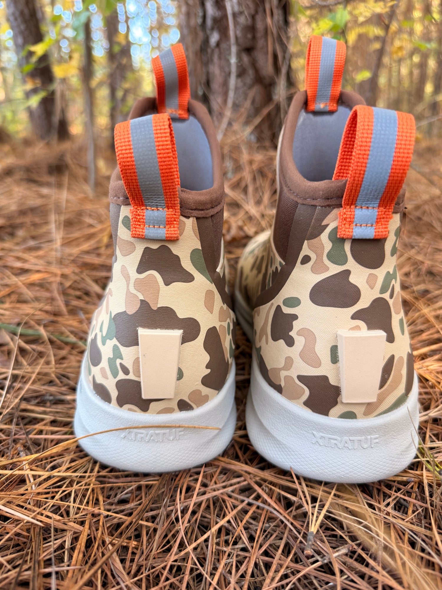 XtraTuf Women's Ankle Deck Boot SPORT- Duck Camo