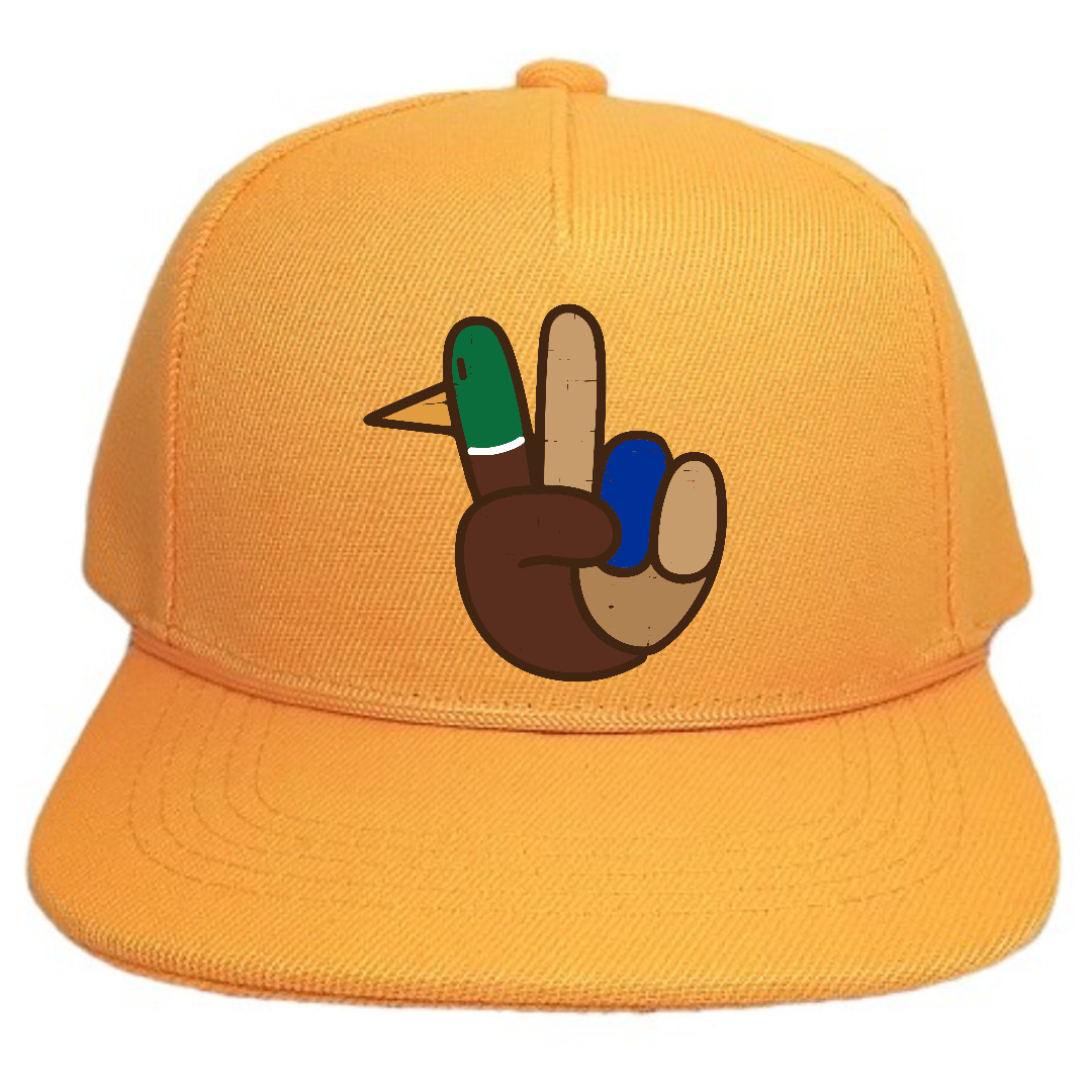 Baby Toddler Mallard Duck Peace Snapback Hat
