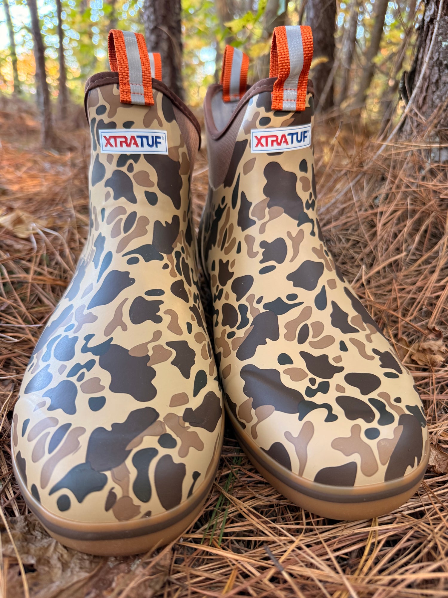 XtraTuf Men’s 6in Ankle Deck Boot - Duck Camo