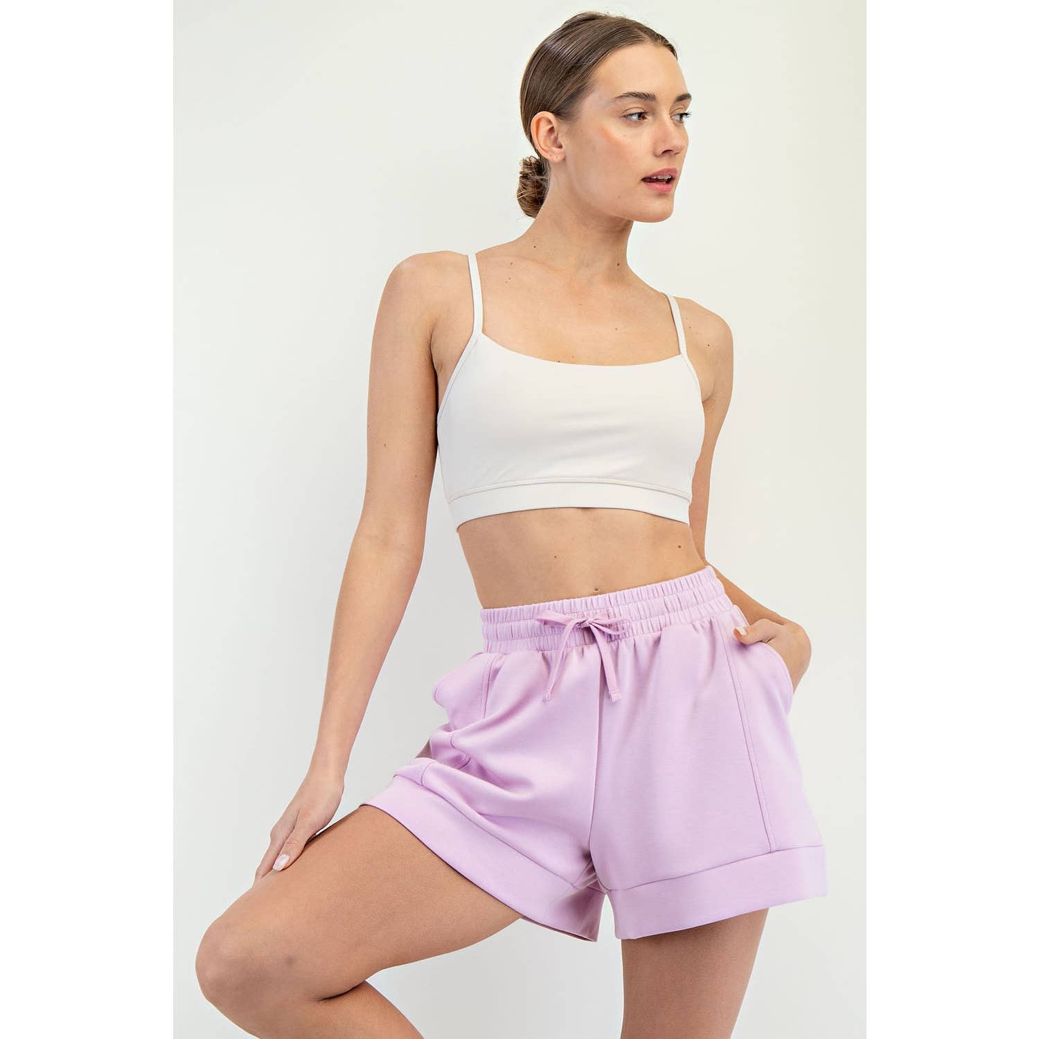 Butter Basic Shorts - Lilac