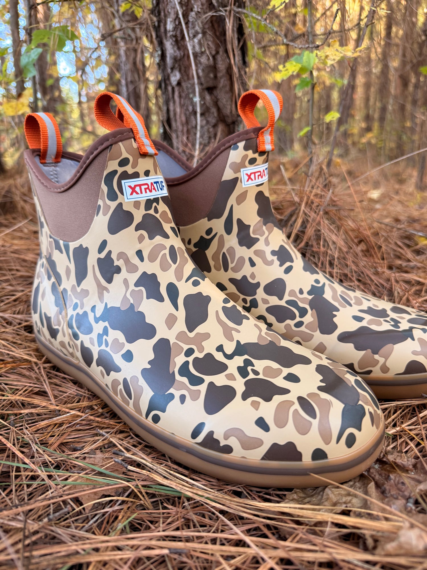 XtraTuf Men’s 6in Ankle Deck Boot - Duck Camo