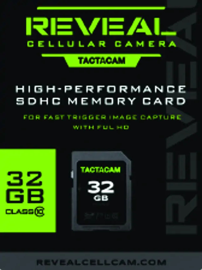 REVEAL CAMERA SD CARD 32GB FULL SIZE