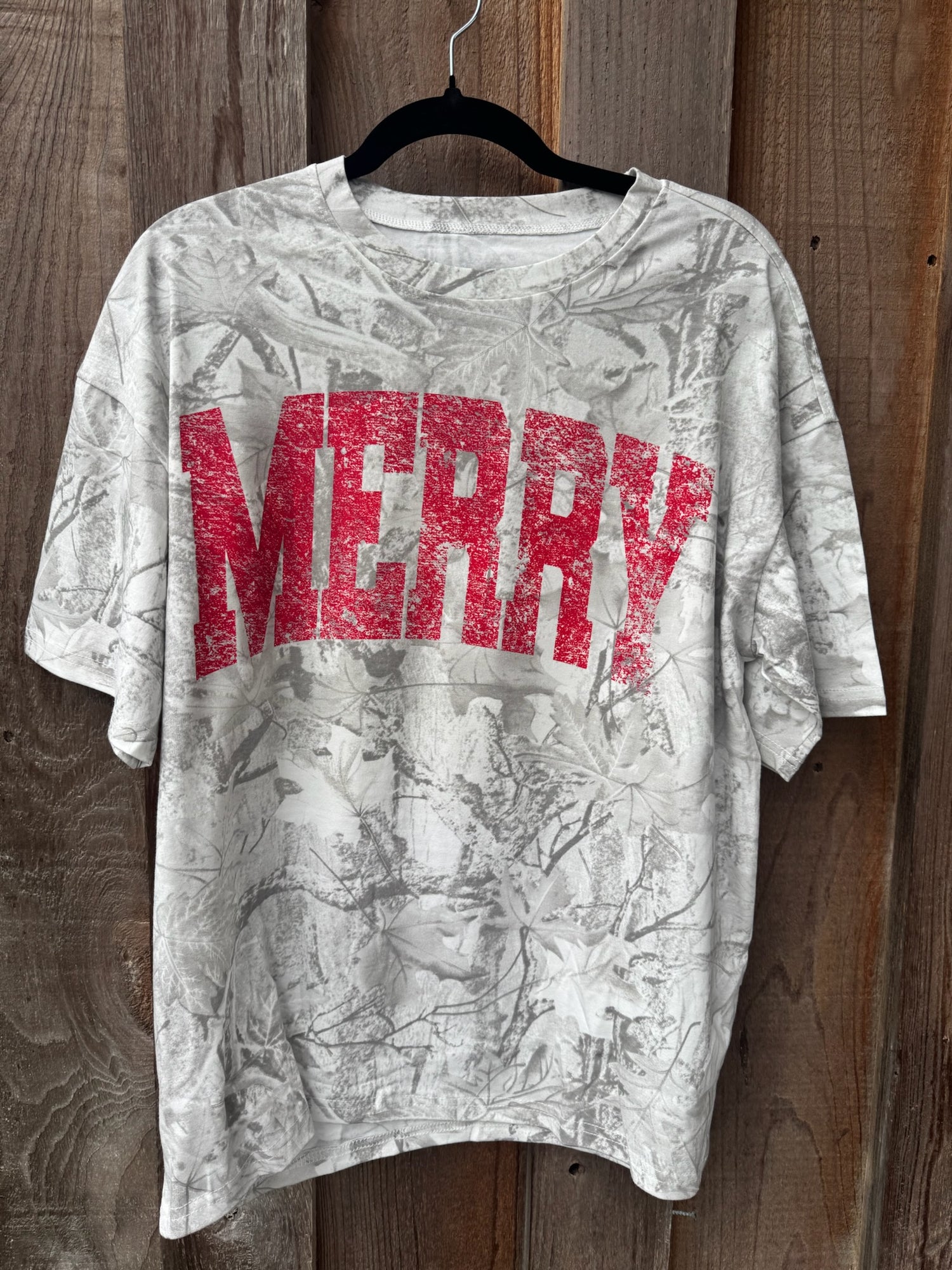 Faded Merry Tee