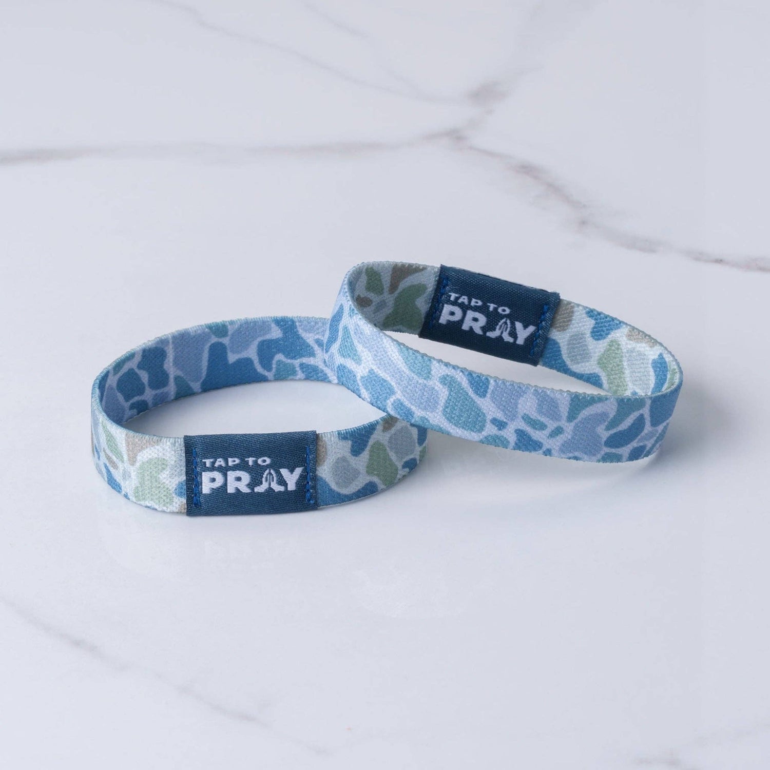 Tap To Pray® Wristband – River Rock Camo - Moss & Slate