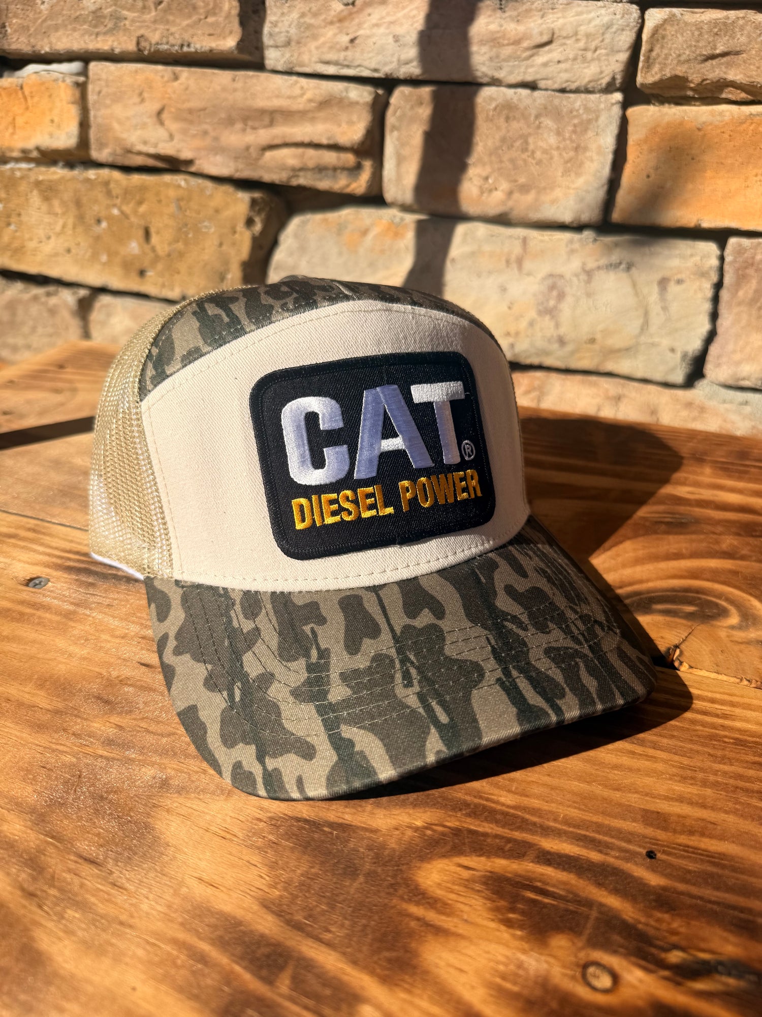 Cat Diesel Black Patch Hat