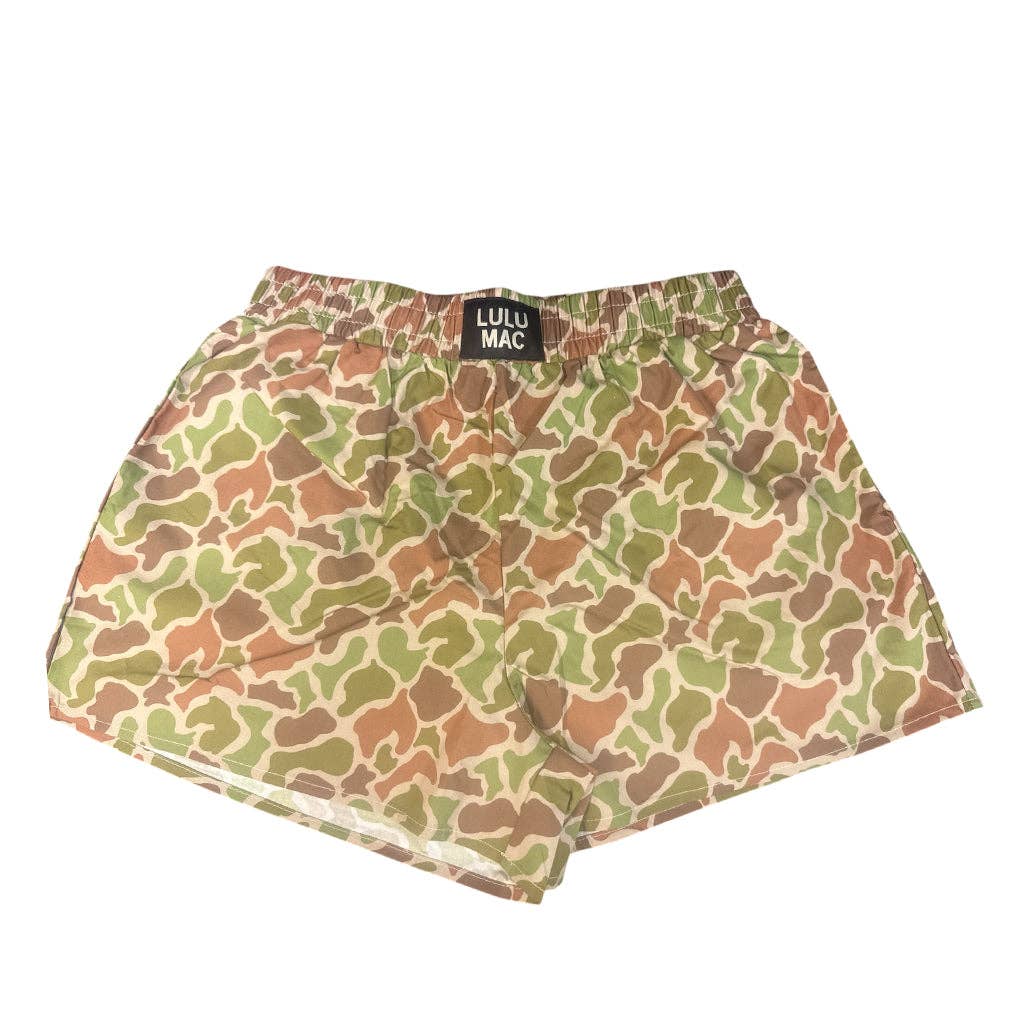 Lulu Mac Dark Camo Boxer Shorts
