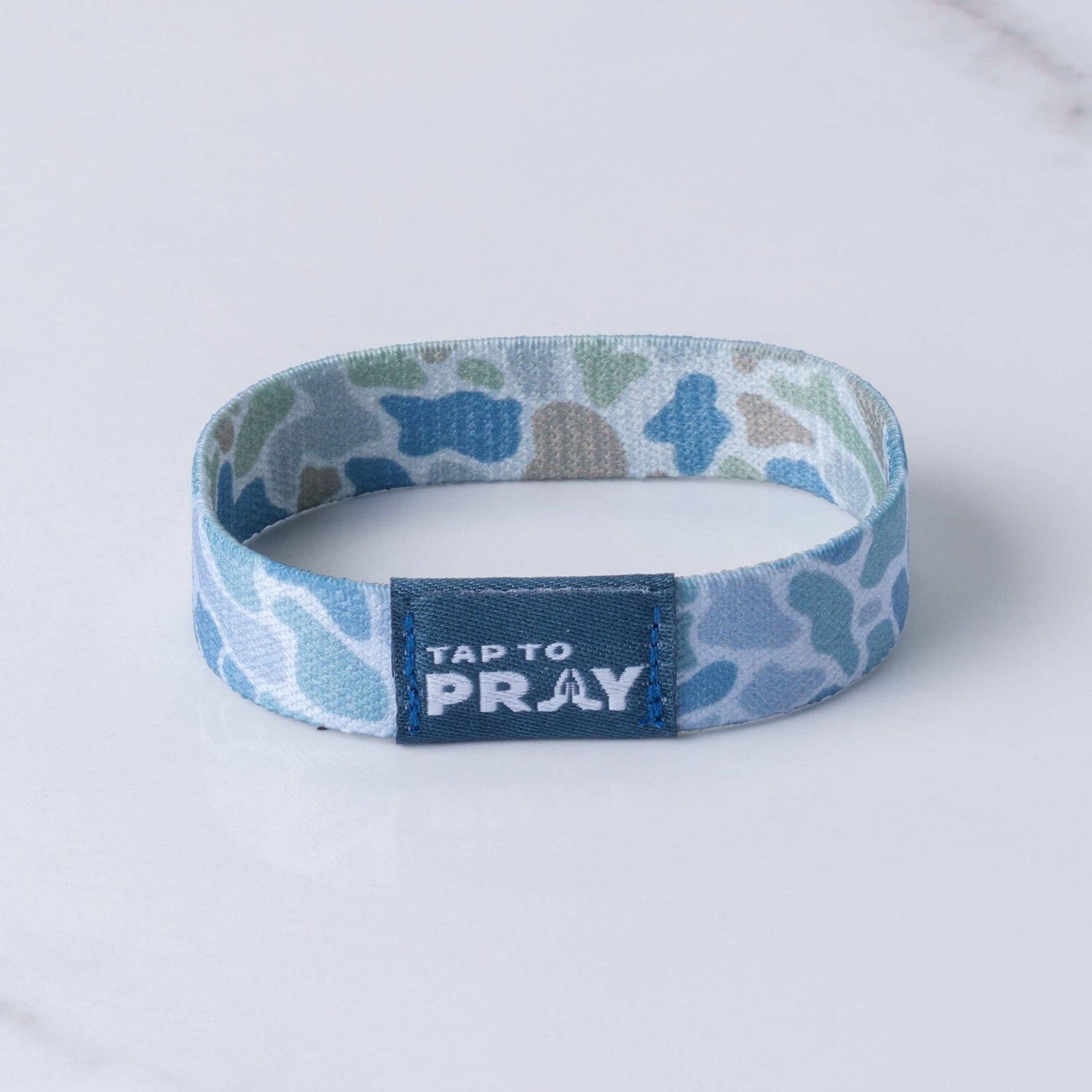 Tap To Pray® Wristband – River Rock Camo - Moss & Slate