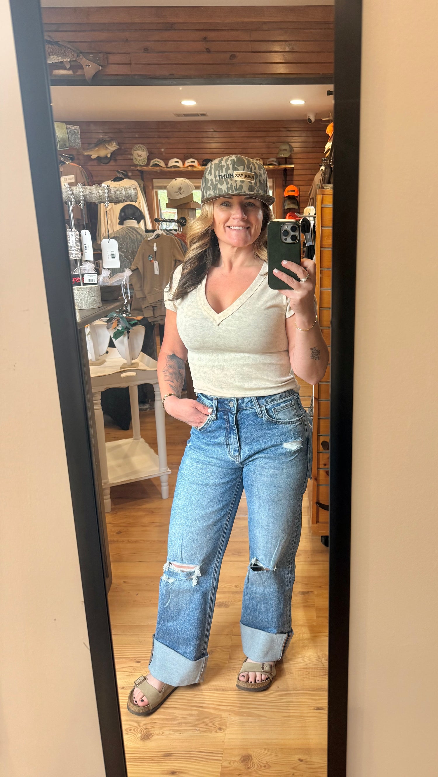 Double Cuffed Jeans