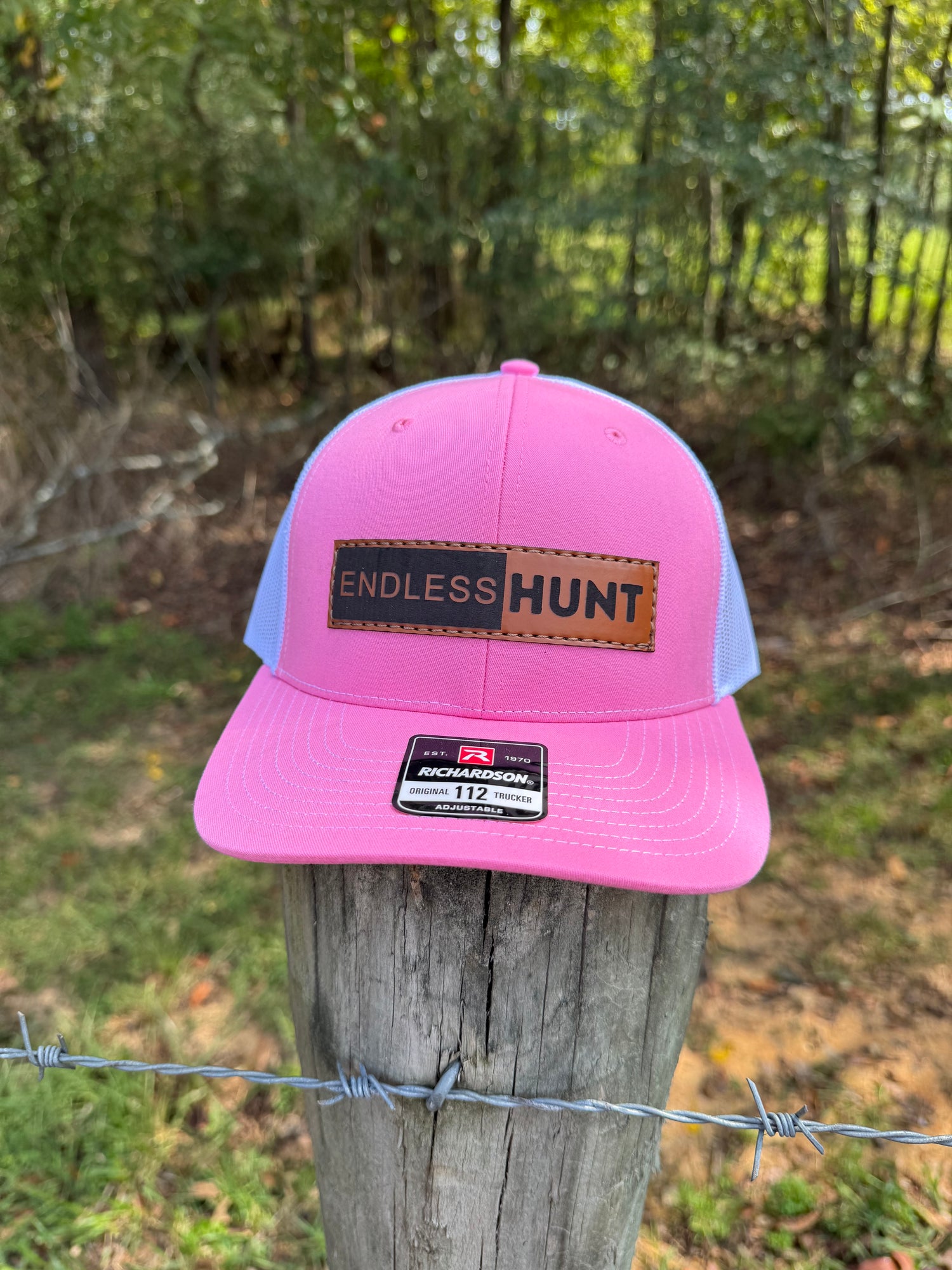 Leather Patch Logo Hat