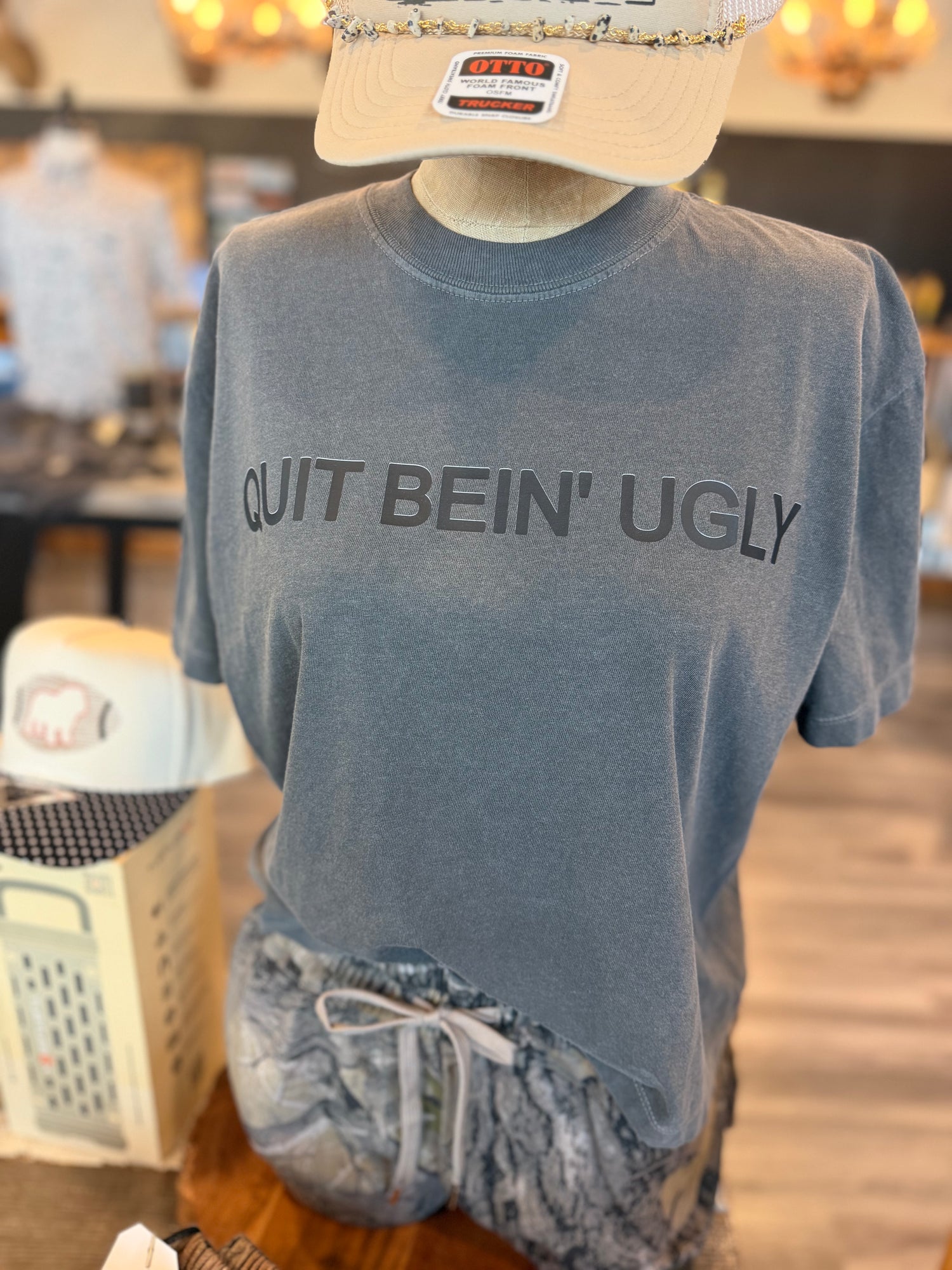 Quit being Ugly Boxy Tee