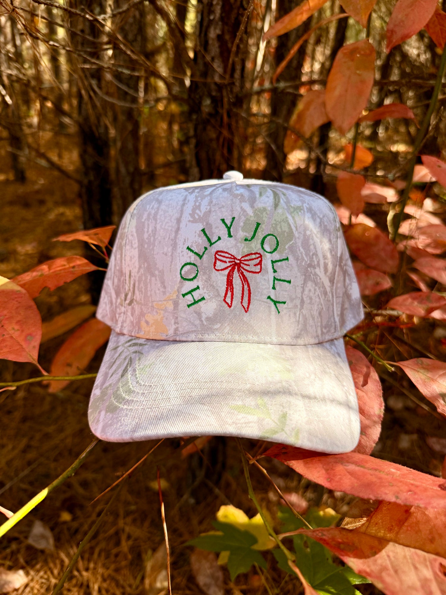 Holly Jolly Camo Hat