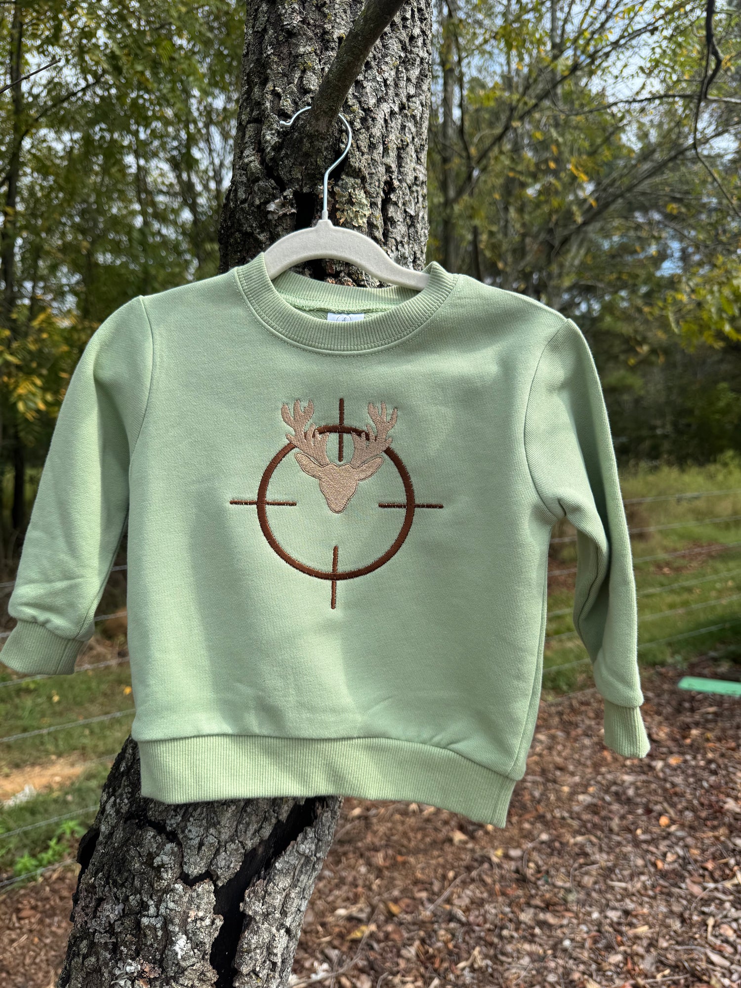 Bullseye Buck Crewneck