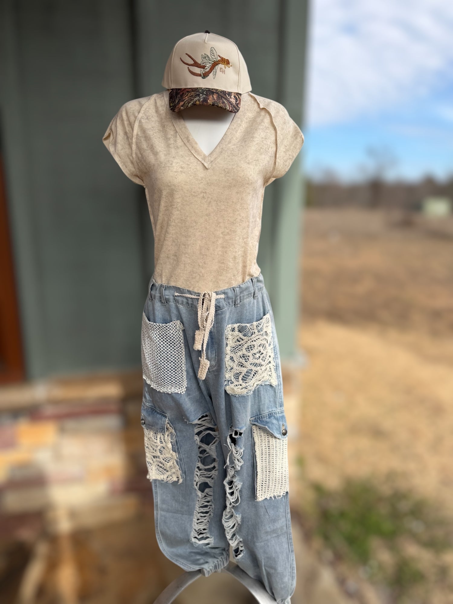 Driftwood V-Neck Tee