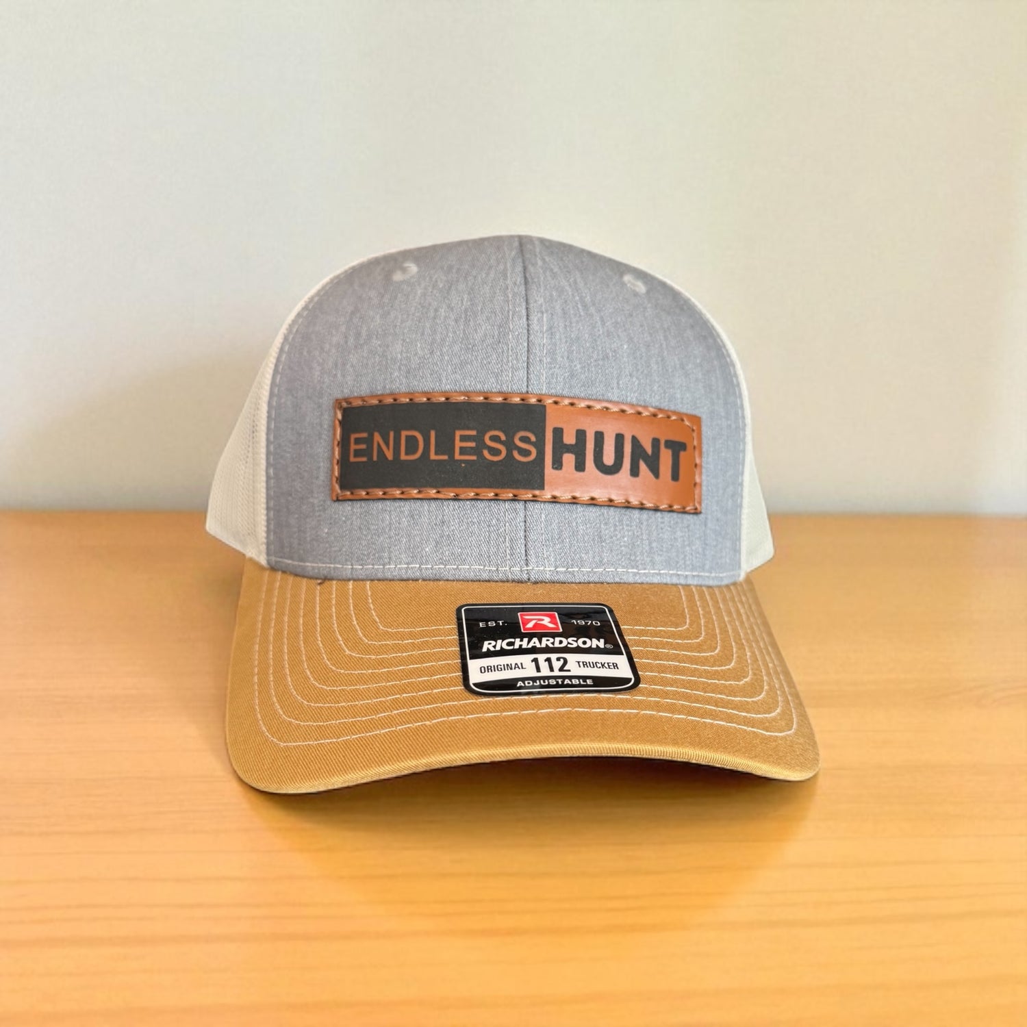 Leather Patch Logo Hat