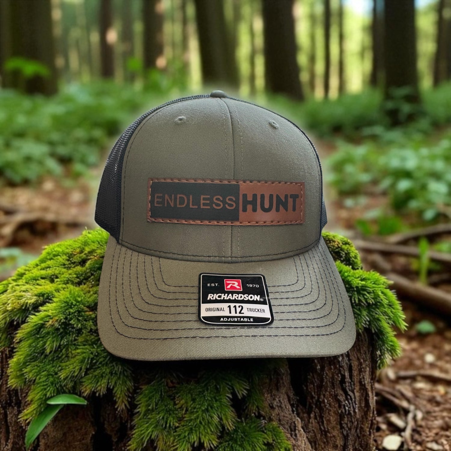 Leather Patch Logo Hat