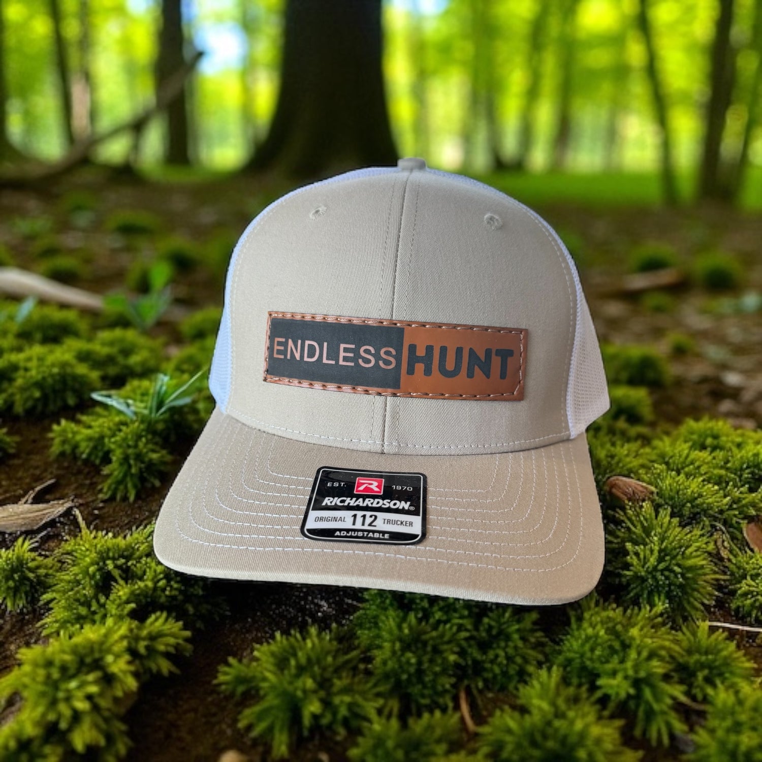 Leather Patch Logo Hat