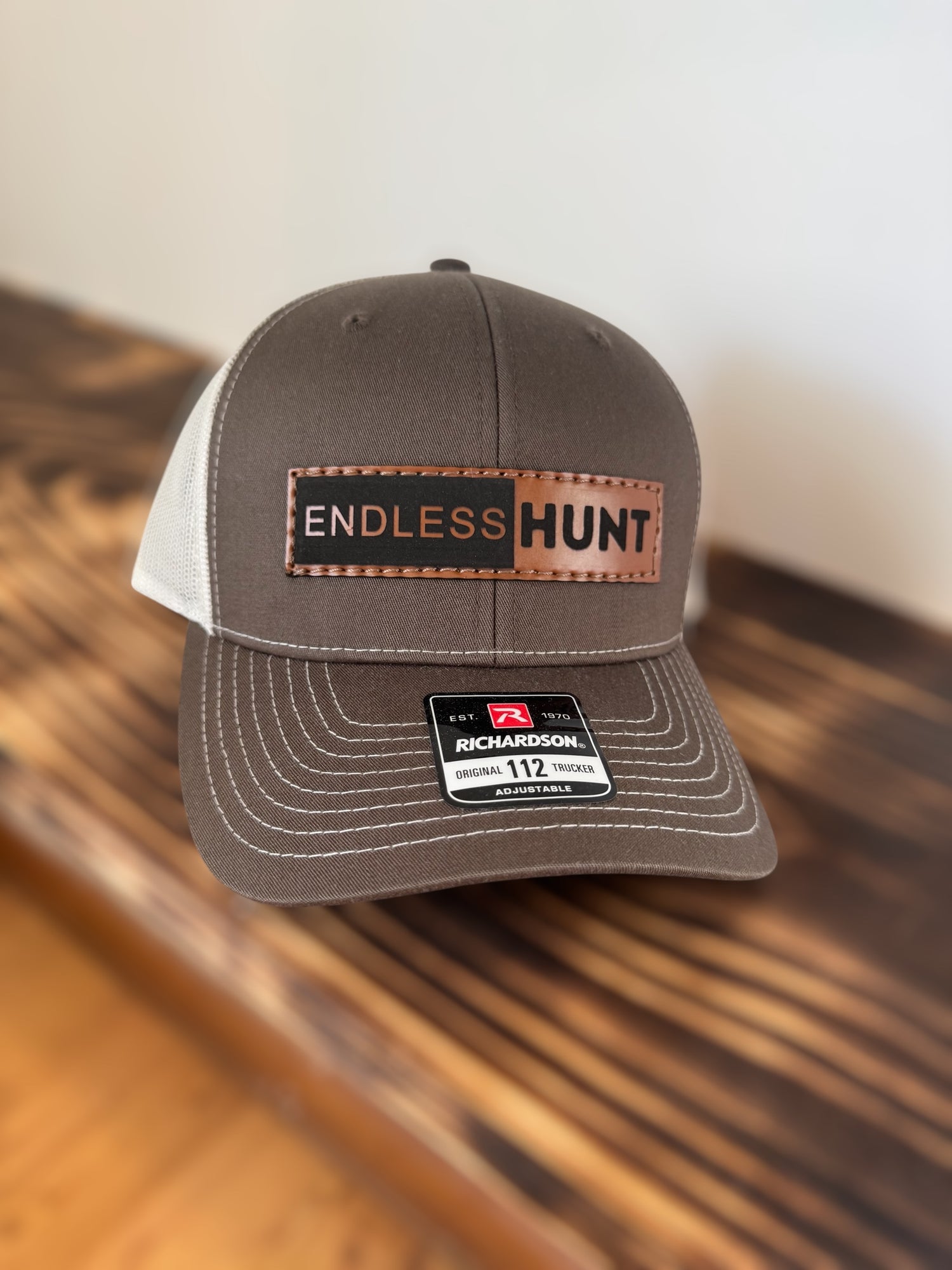 Leather Patch Logo Hat