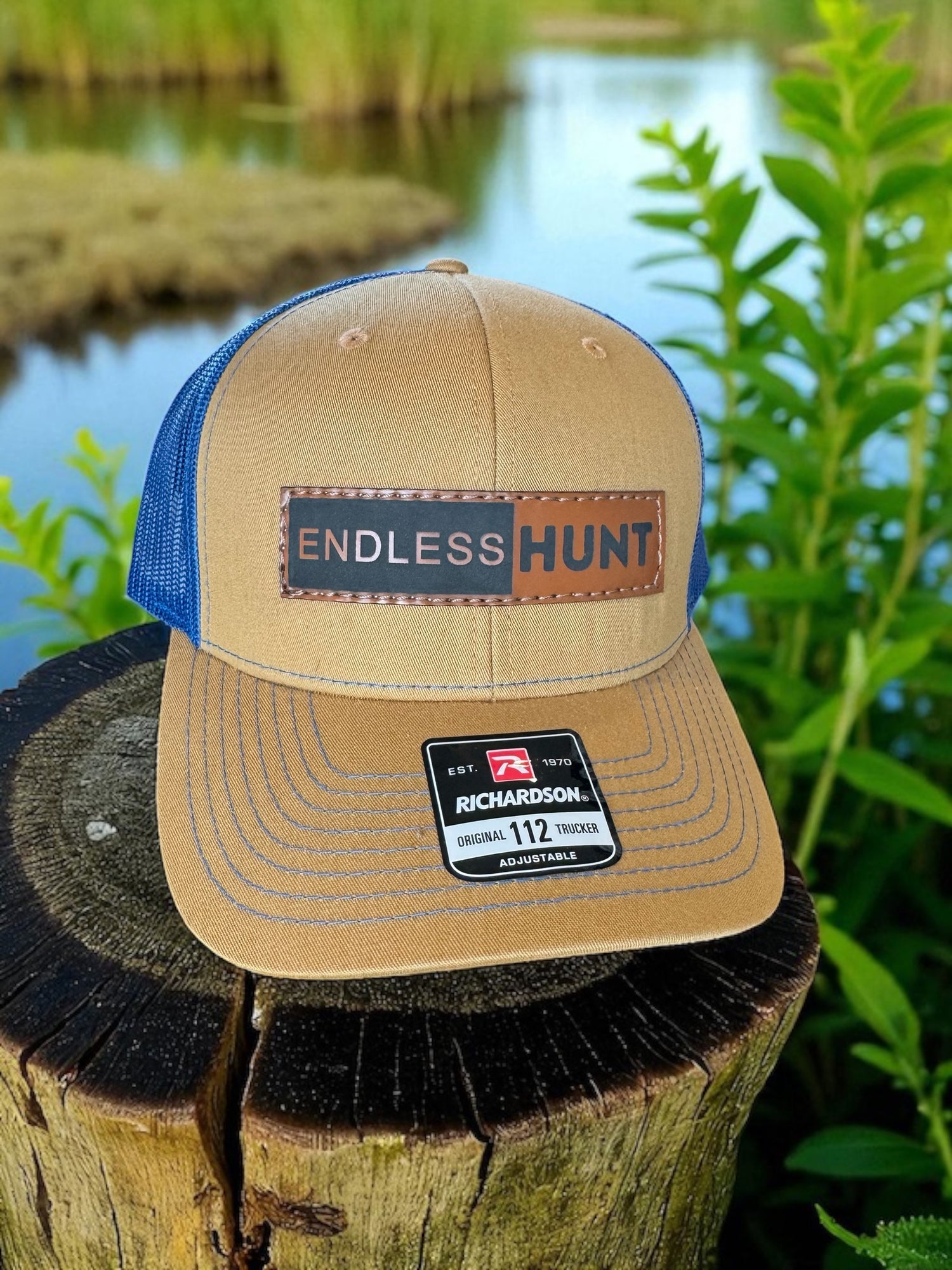 Leather Patch Logo Hat