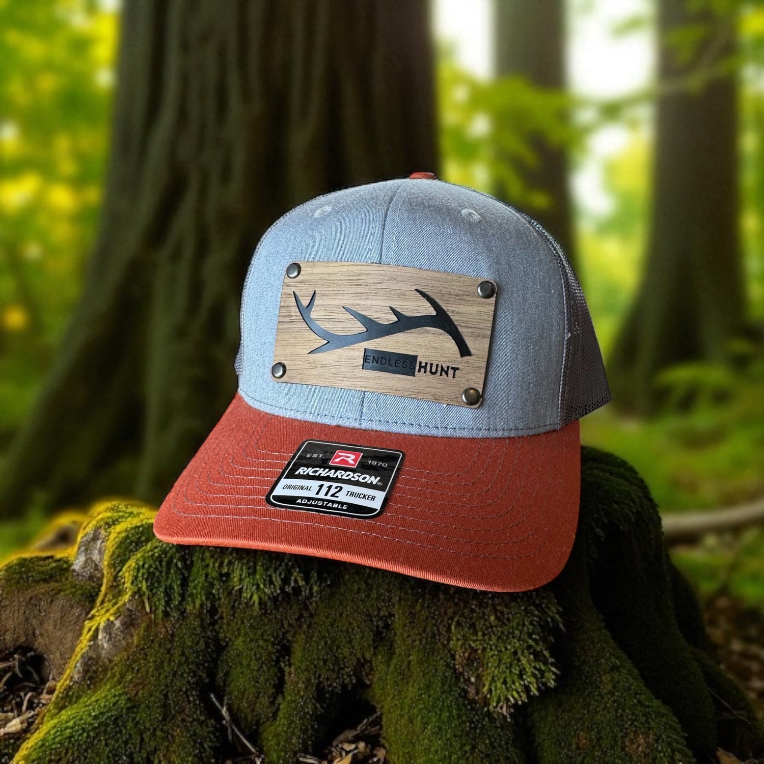 Antler Icon Leather Patch Hat