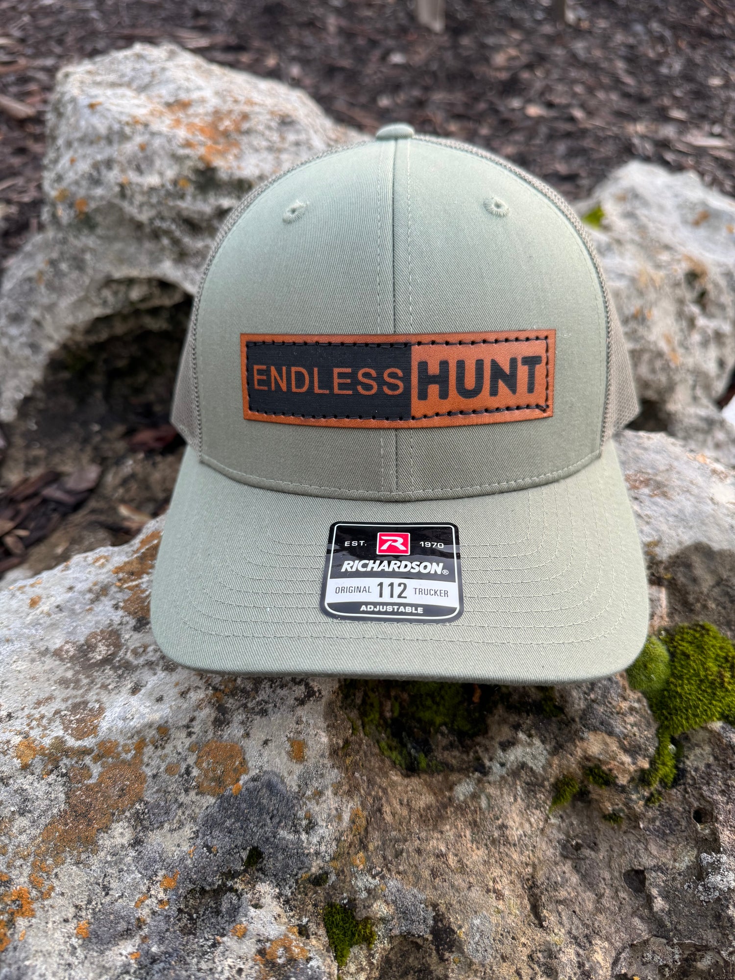 Leather Patch Logo Hat