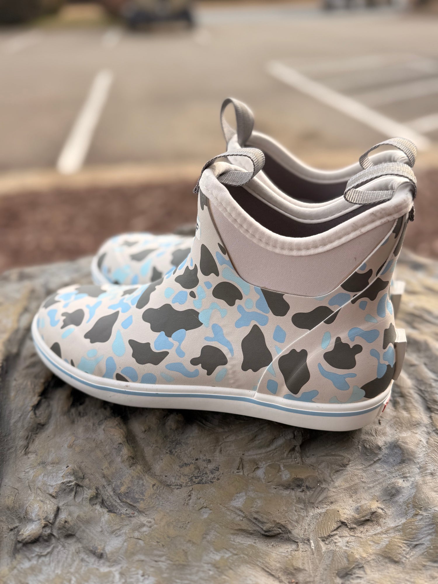 XtraTuf Men’s 6in Ankle Deck Boot - Ice Duck Camo