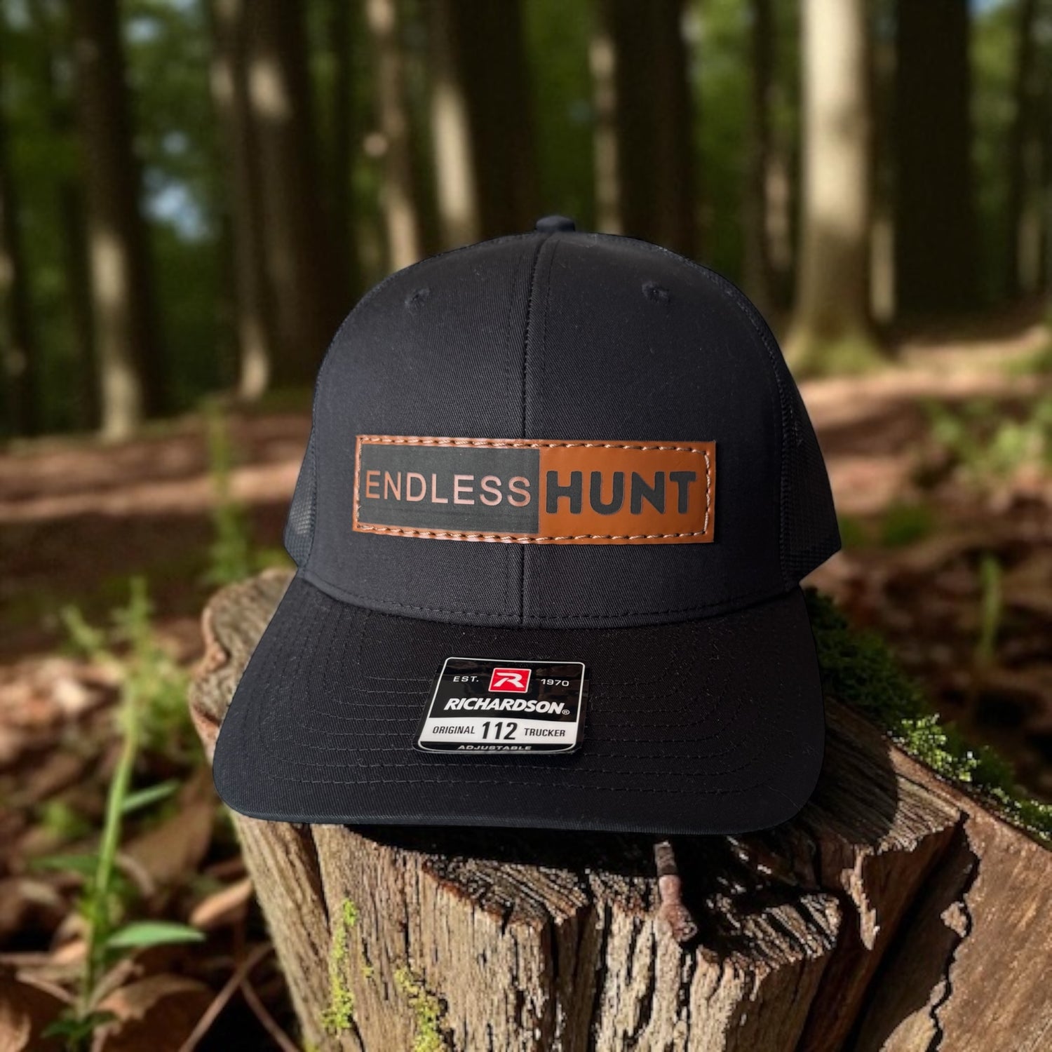 Leather Patch Logo Hat