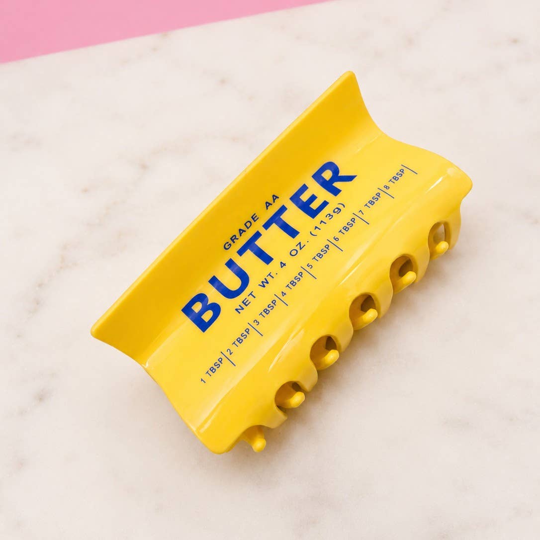 Butter Stick Hair Claw Clip