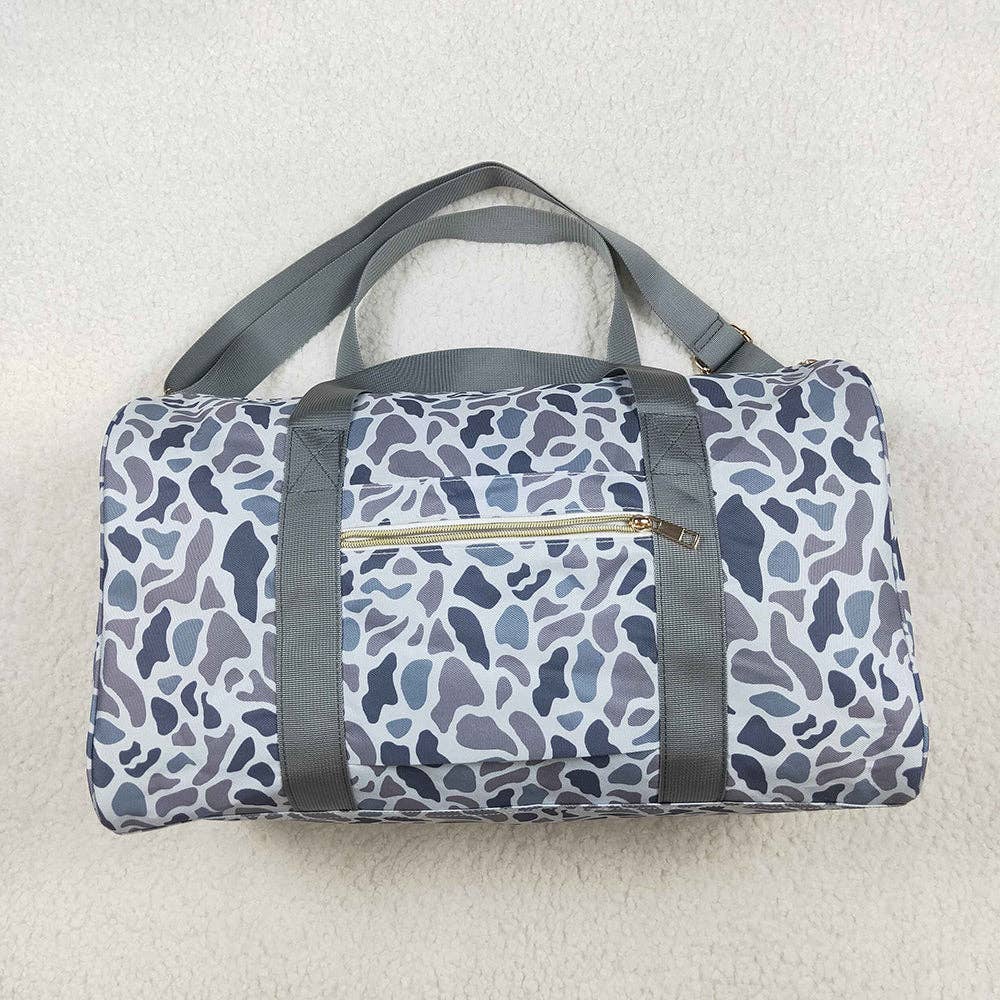 Grey Camo Gym Bag