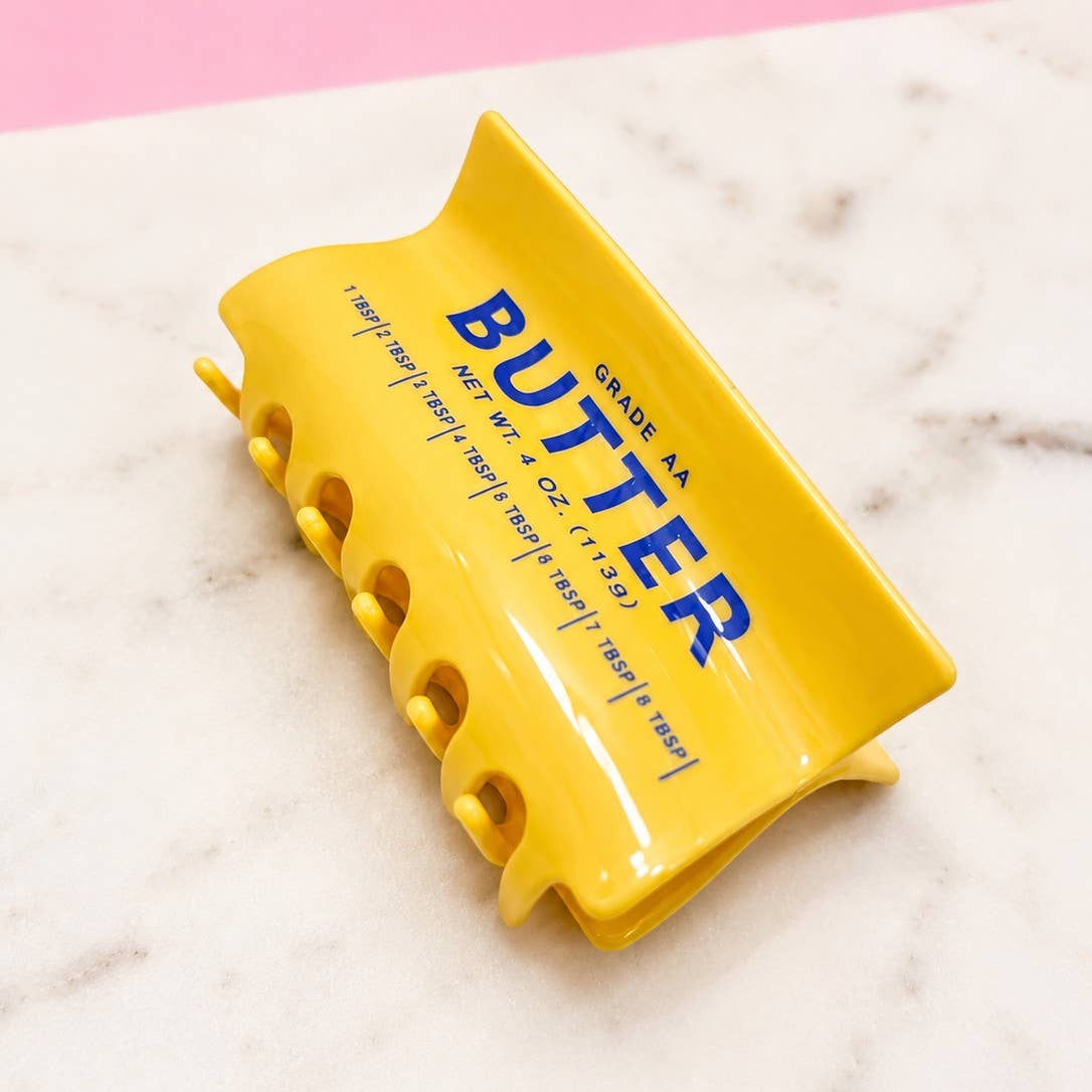 Butter Stick Hair Claw Clip