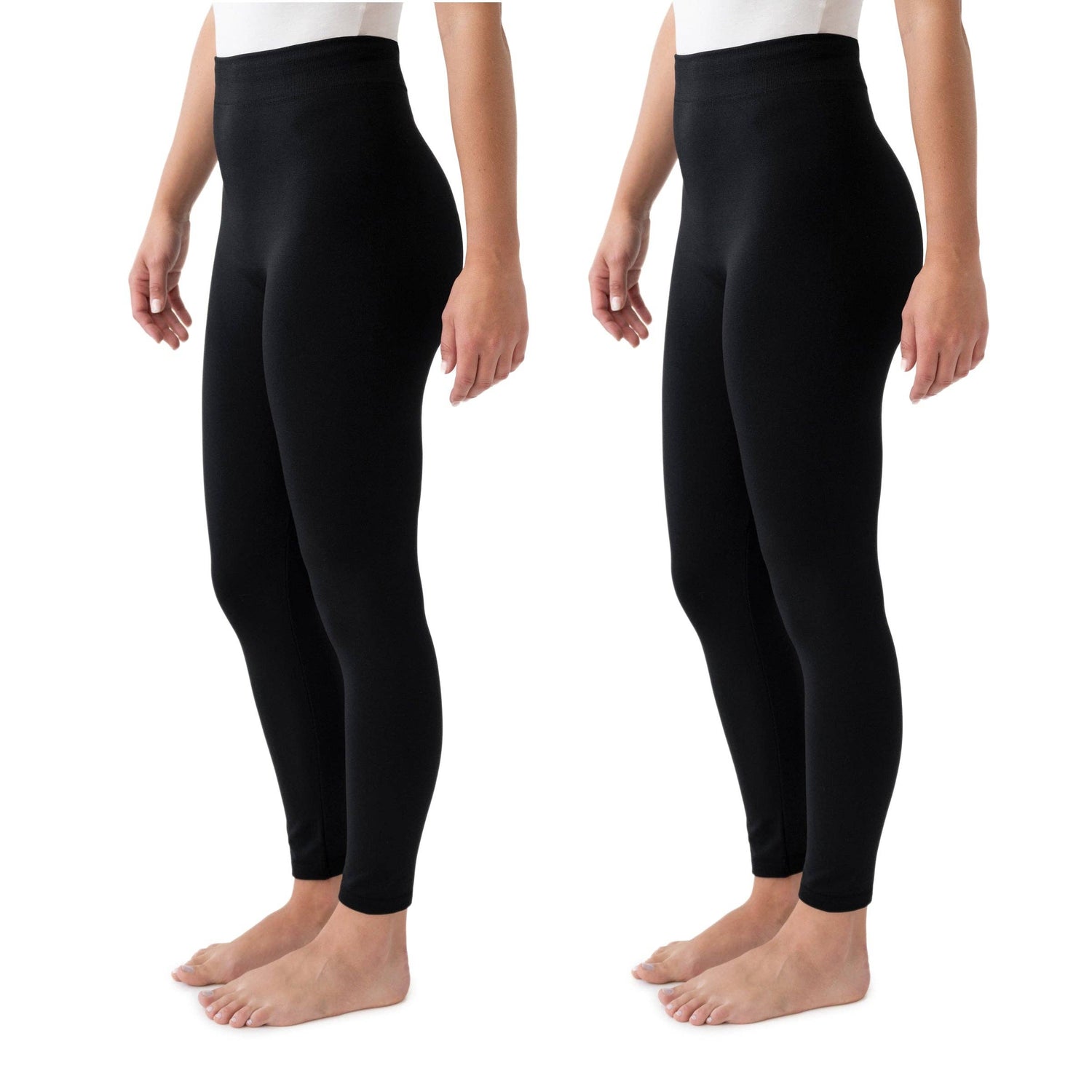 Women’s 2-Pair Fleece Lined Leggings
