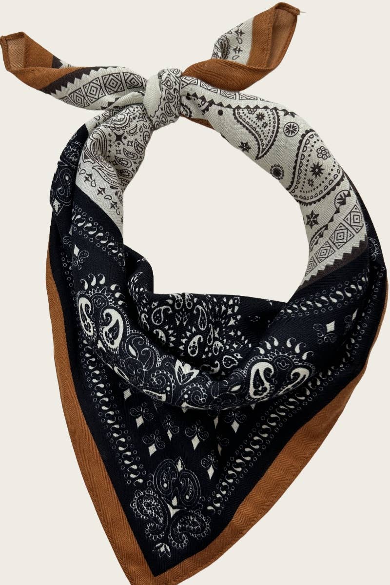 Bohemian Vintage Patchwork Paisley Bandana