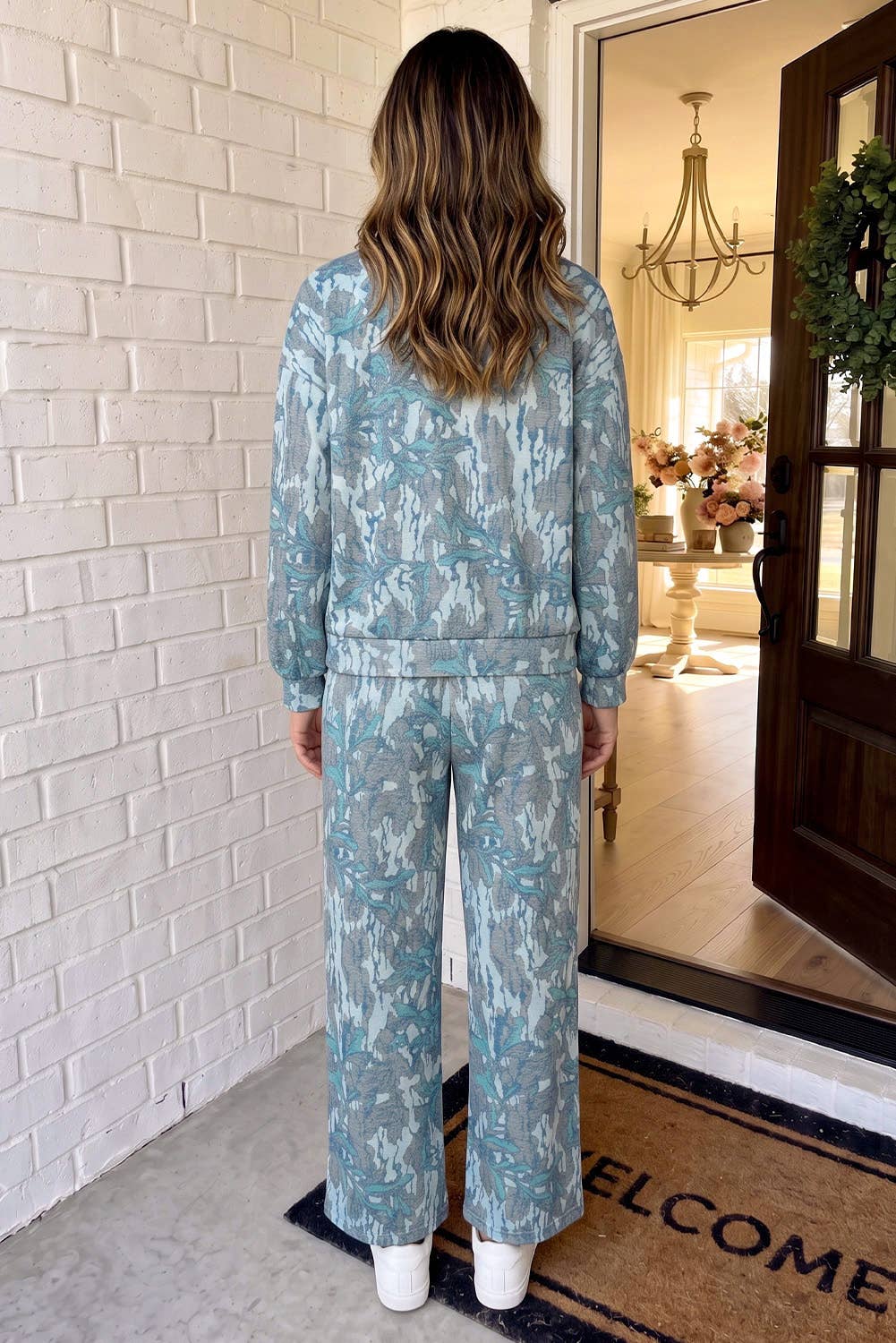 Camo Pullover Pants Set
