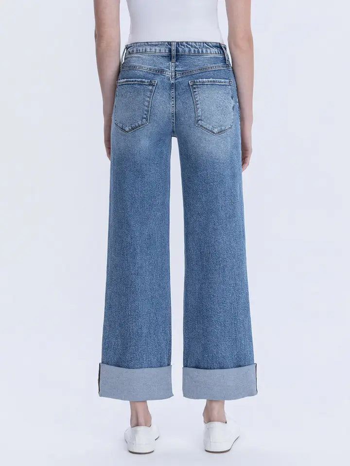 Double Cuffed Vervet Jeans