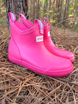 XtraTuf Youth Ankle Deck Boot - Neon Pink