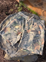 Camo Cotton Volley Shorts