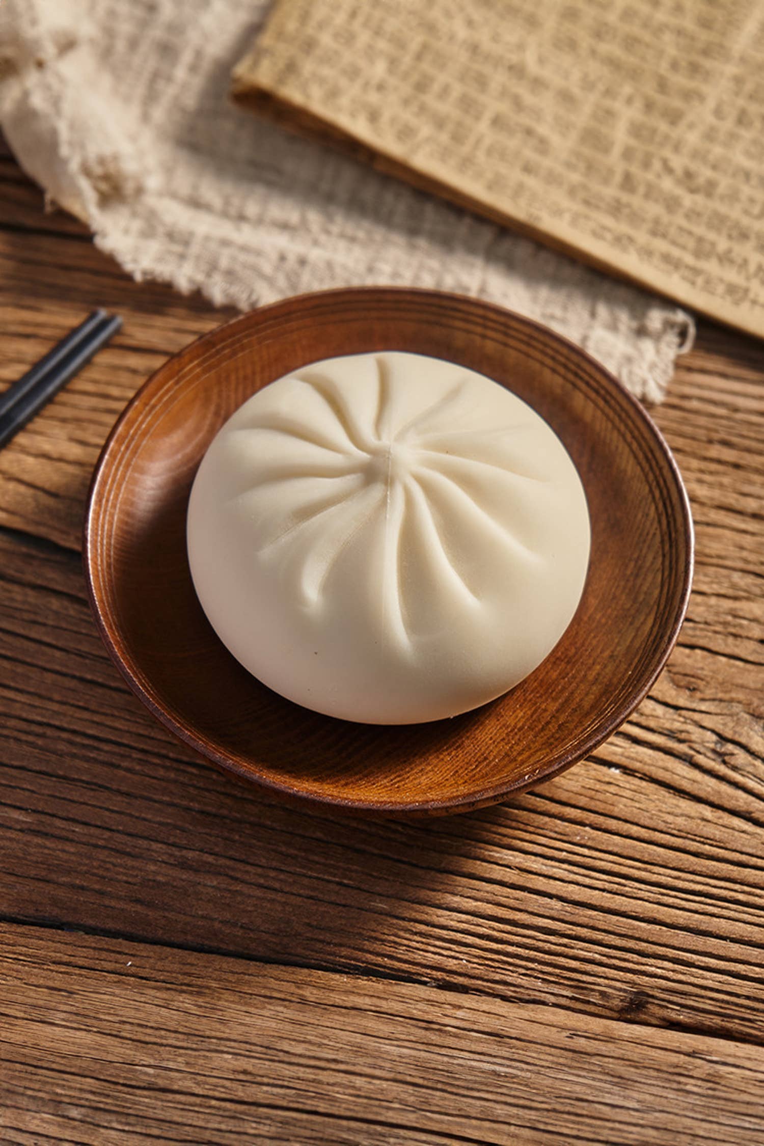 Squishy Dumpling Stress Ball With Steamer