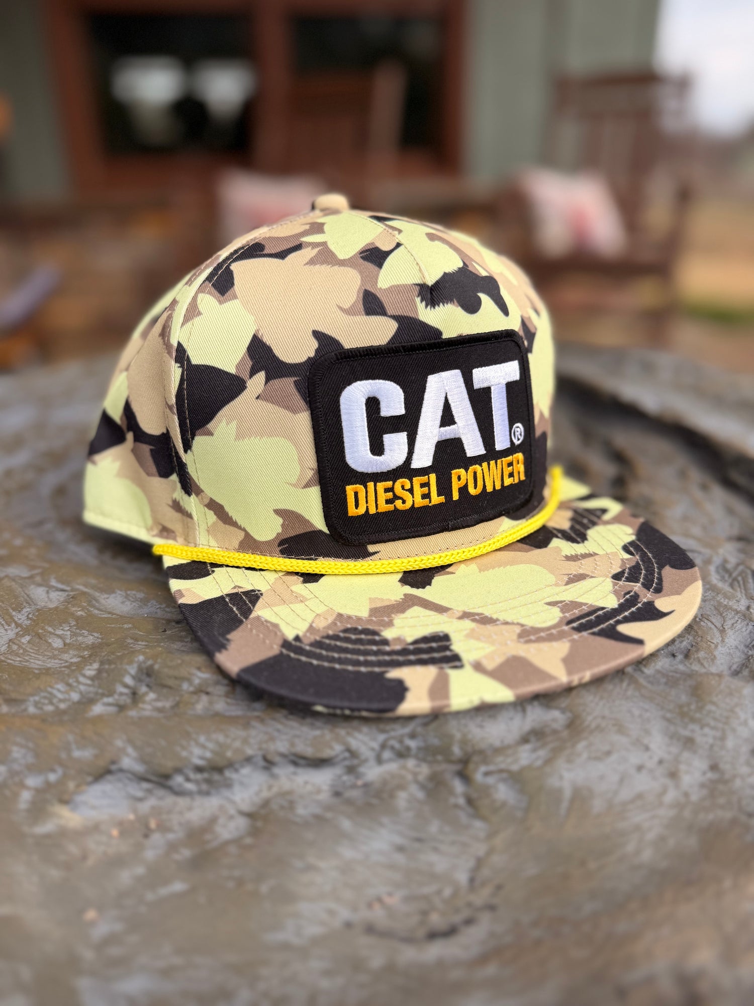 Cat Diesel Black Patch Hat