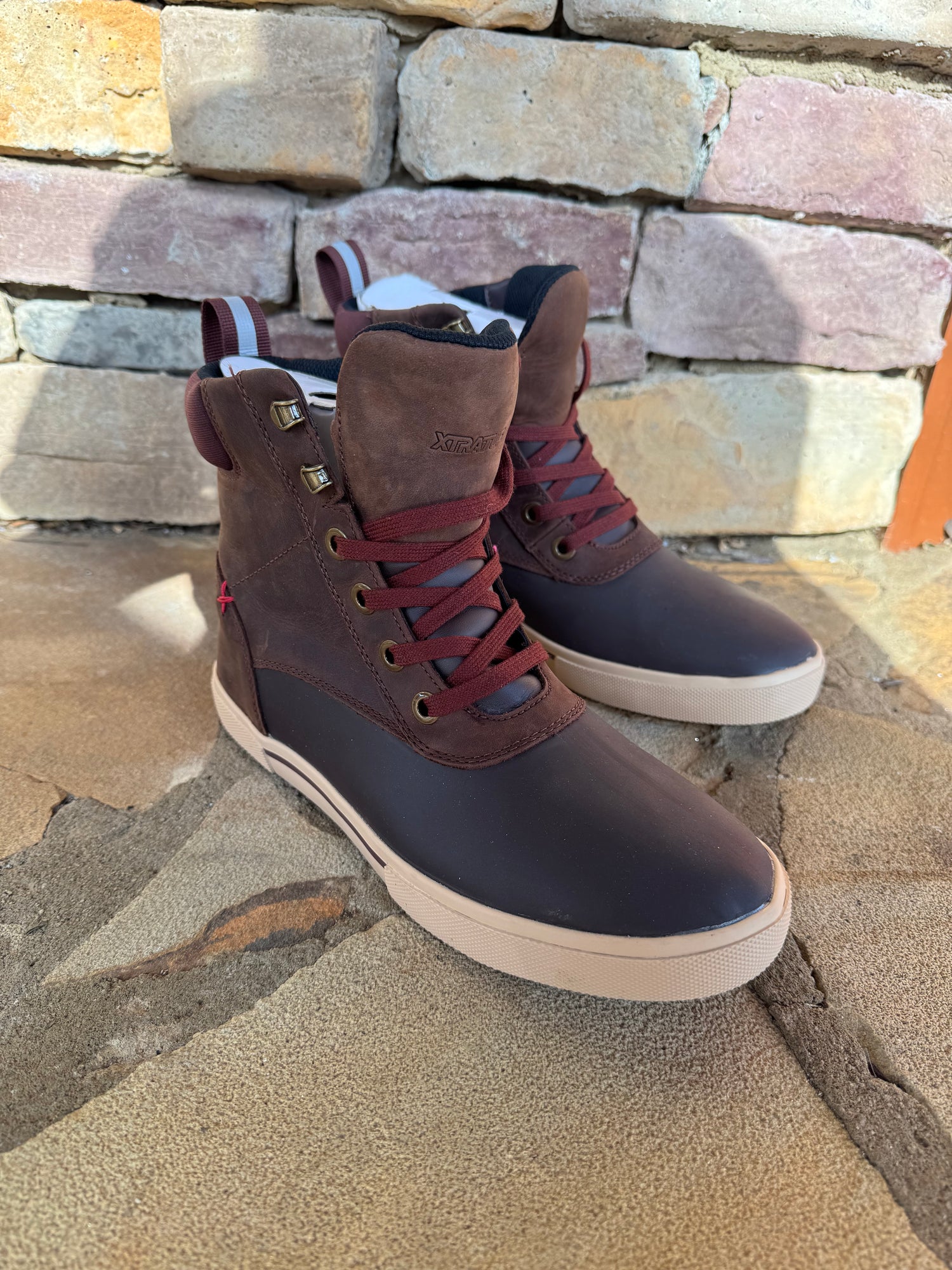 XtraTuf Women’s Leather & Lace Ankle Deck Boot