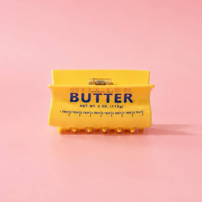 Butter Stick Hair Claw Clip