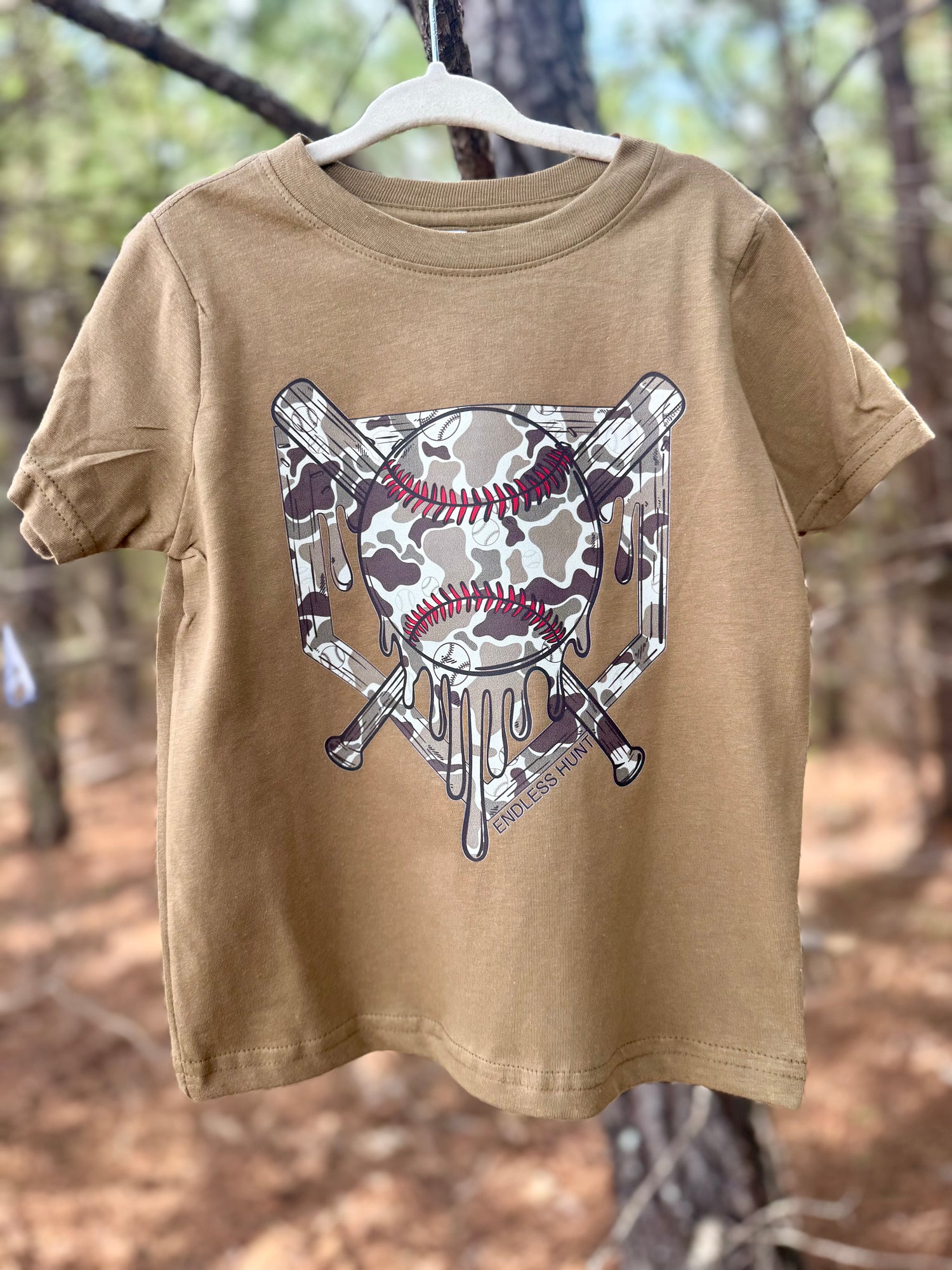 Toddler Baseball Drip Tee
