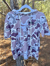 Adult Bases Loaded Camo Hooded Tee