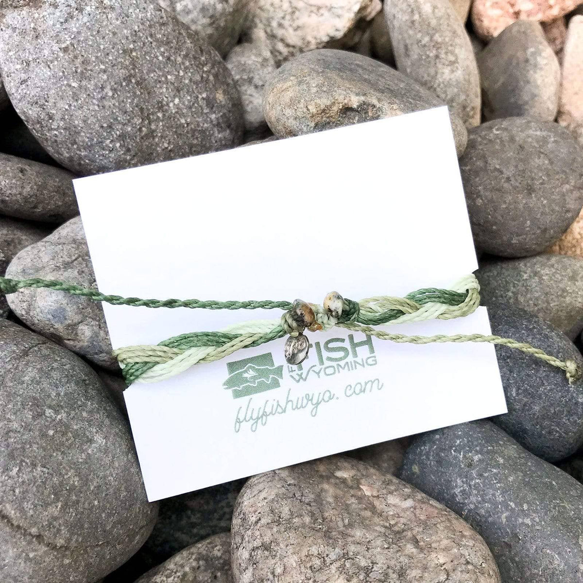 Wyoming Sagebrush + Pine Woven Bracelet