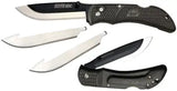 OUTDOOR EDGE ONYX EDC KNIFE 3.5in w/2-XTRA BLD BLACK