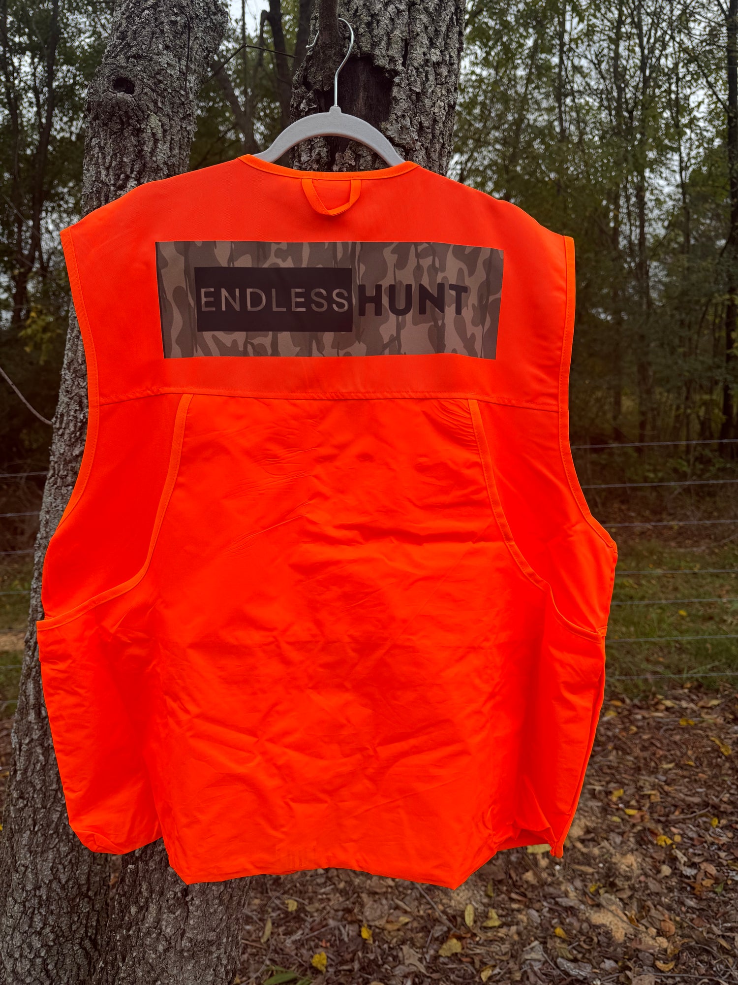 QuietWear Men's Hunting Vest - Blaze Orange