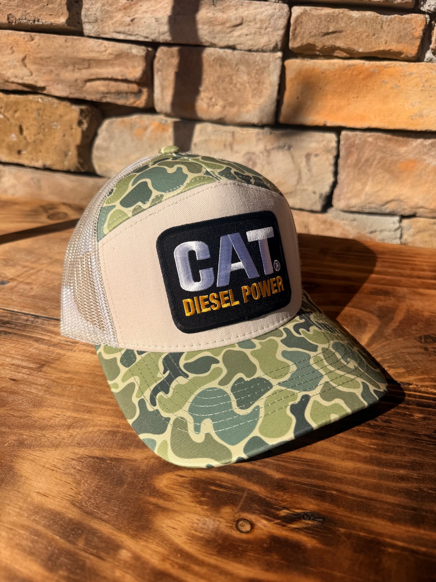 Cat Diesel Black Patch Hat