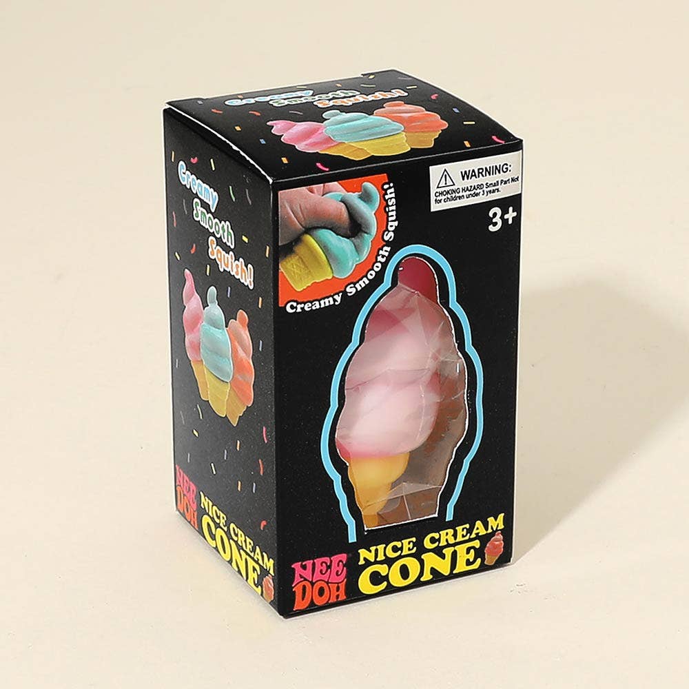 Ice Cream Cone Squishy Stress Relief Toy