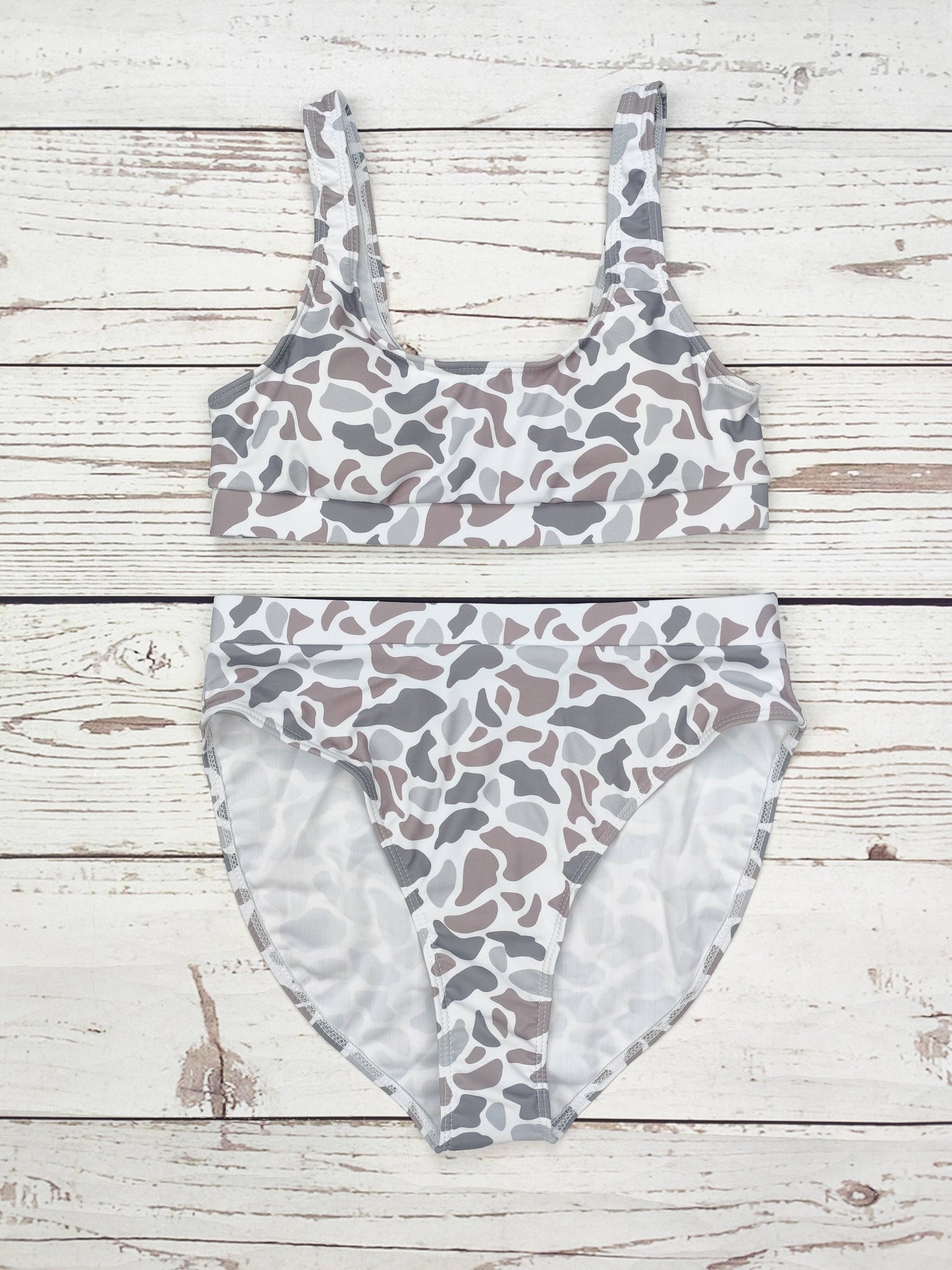 Women Two Piece Camo Swimwear
