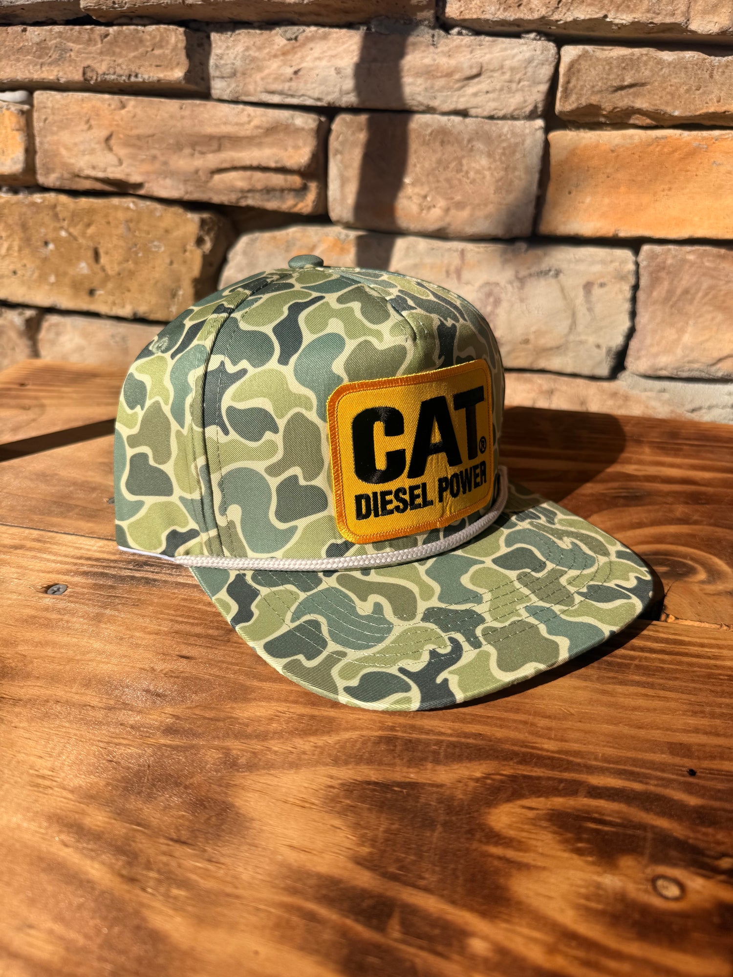 Cat Diesel Yellow Patch Hat