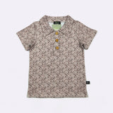 Deer Hunt Boy Collar Shirt