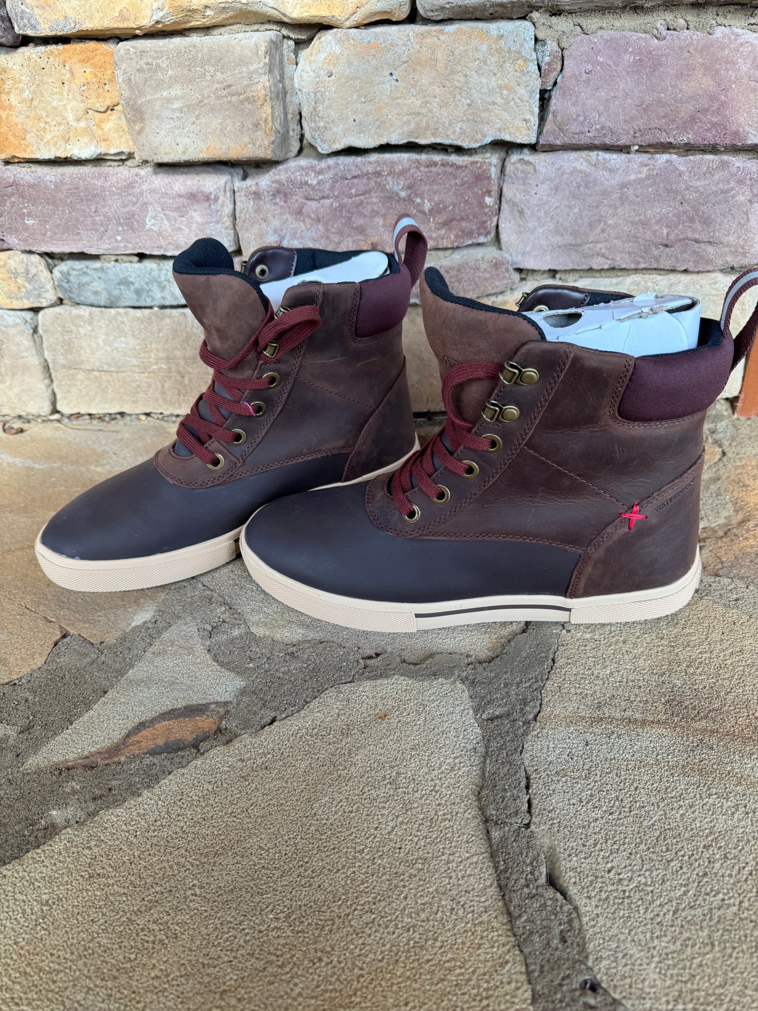 XtraTuf Women’s Leather & Lace Ankle Deck Boot